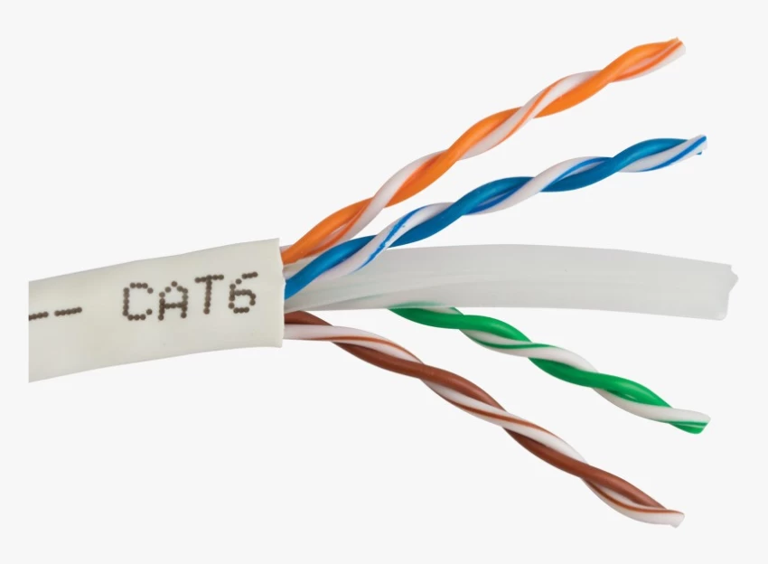 CAT6 Network Cable - Ready to Install for Surveillance Cameras
